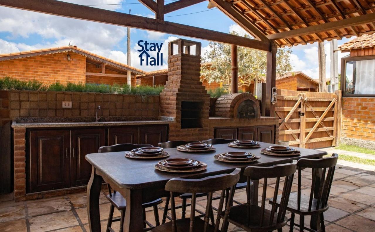 Refugio Em Gravata C/ Churrasq E Forno Pizza-Sh010 Kültér fotó